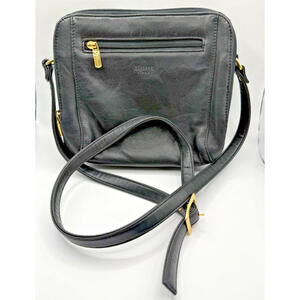 Visione Italy Leather Crossbody HandBag, Multi Pocket, Like New, Vintage